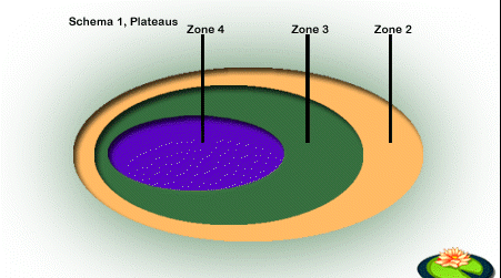 Uitgraven vijver bovenaanzicht