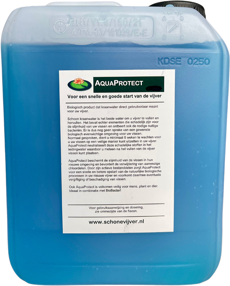 Opstart van een nieuwe vijver met AquaProtect