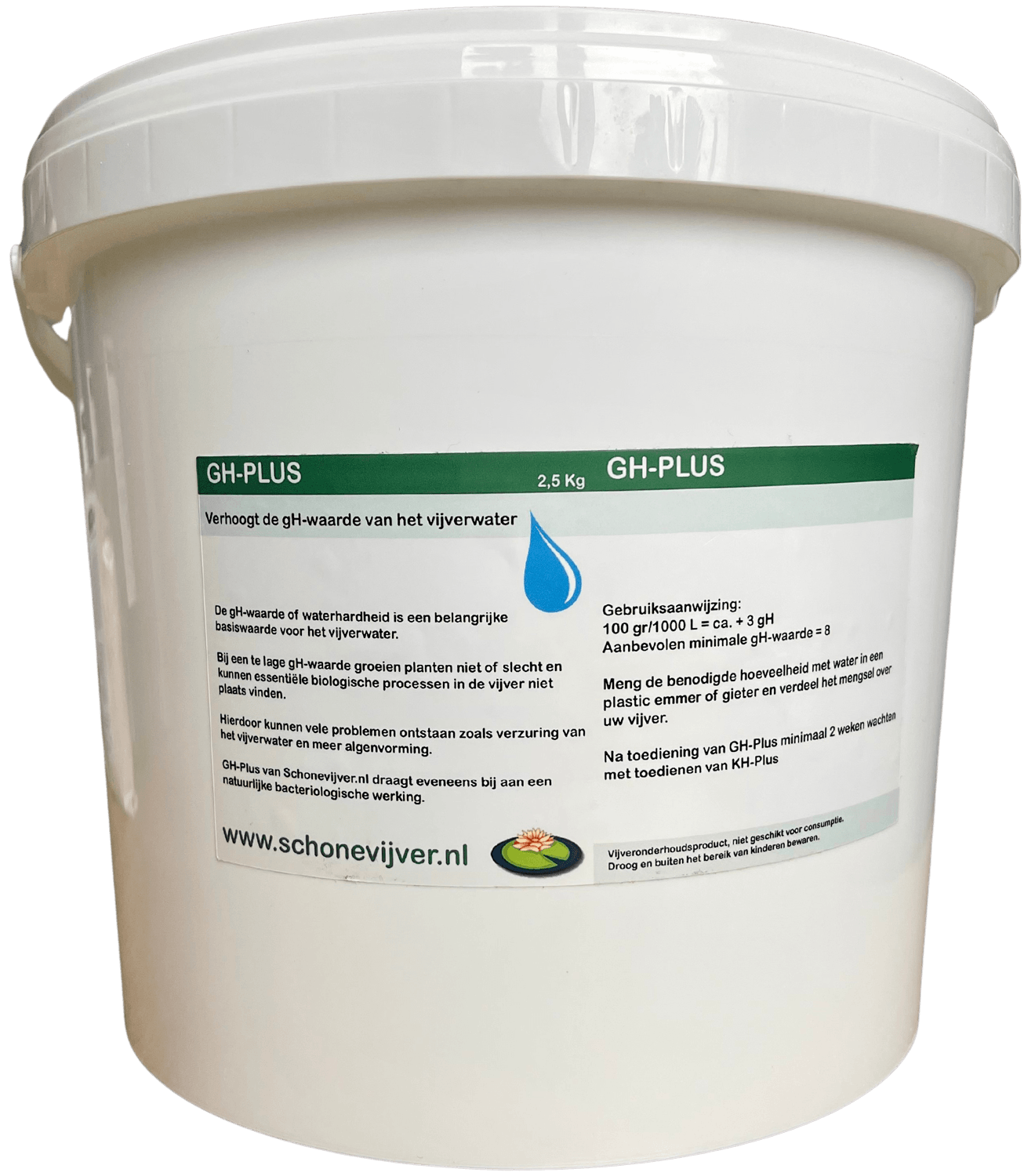 GH-Plus Verhoogt de gH-waarde van het vijverwater