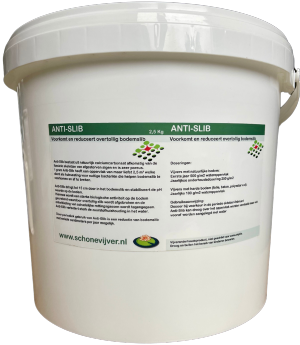 Anti-Slib voorkomt en reduceert bodemslib in de vijver