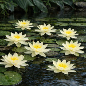 Nymphaea Albatros (wit)